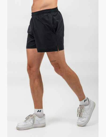 NEBBIA Športové Rýchloschnúce Kraťasy RESISTANCE čierne