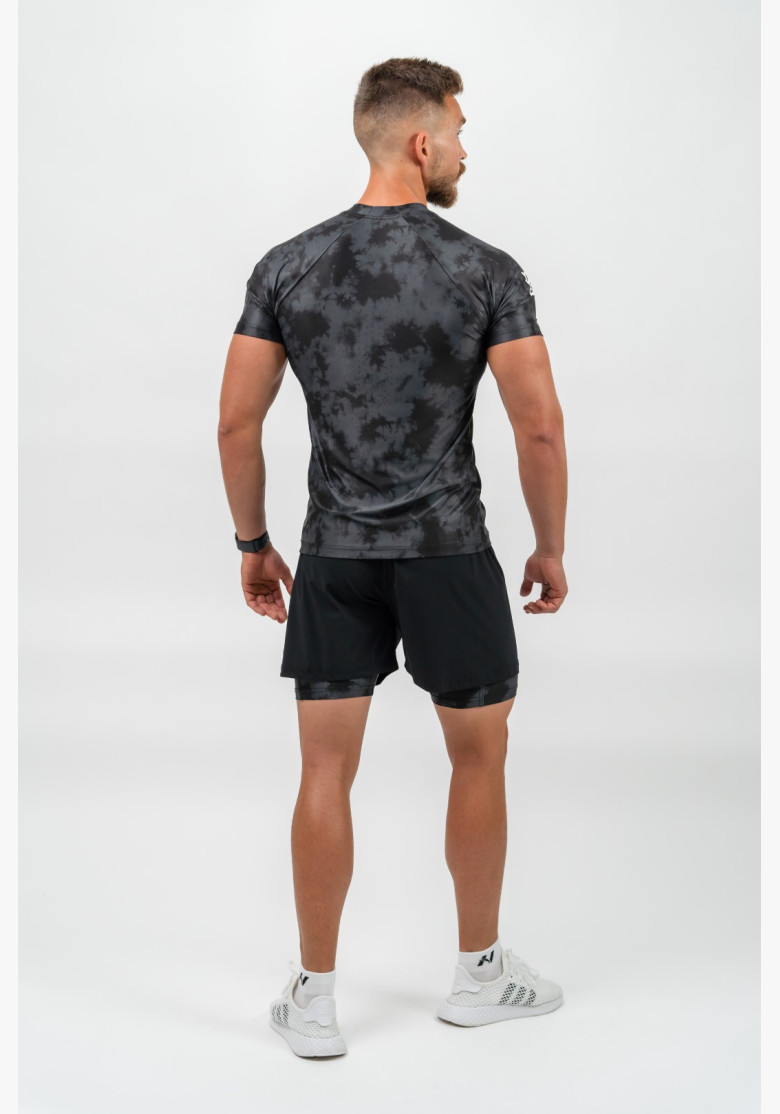 NEBBIA Kompresné Camouflage Tričko...