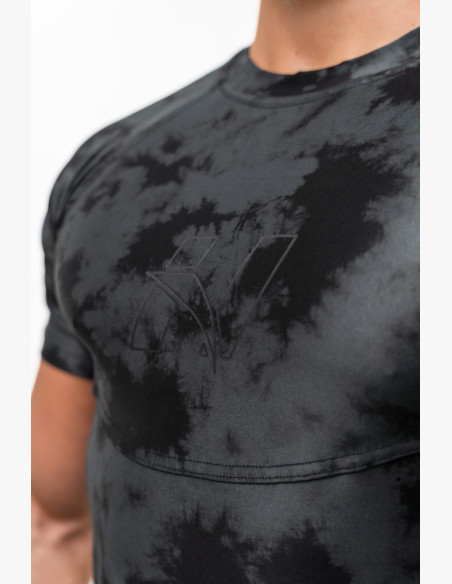 NEBBIA Kompresné camouflage tričko FUNCTION čierne