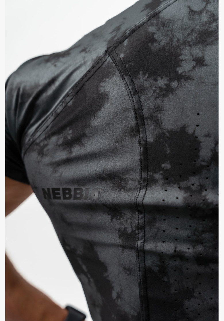 NEBBIA Kompresné camouflage tričko...