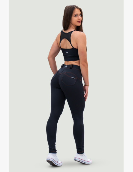 NEBBIA Bubble Butt Legíny Lift Up čierne