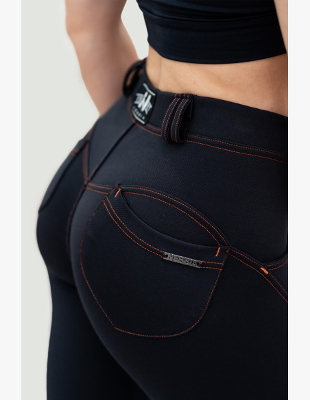 NEBBIA Bubble Butt Legíny Lift Up čierne