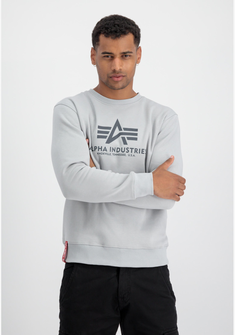 Sweatshirt Alpha Industries Basic pastel grey