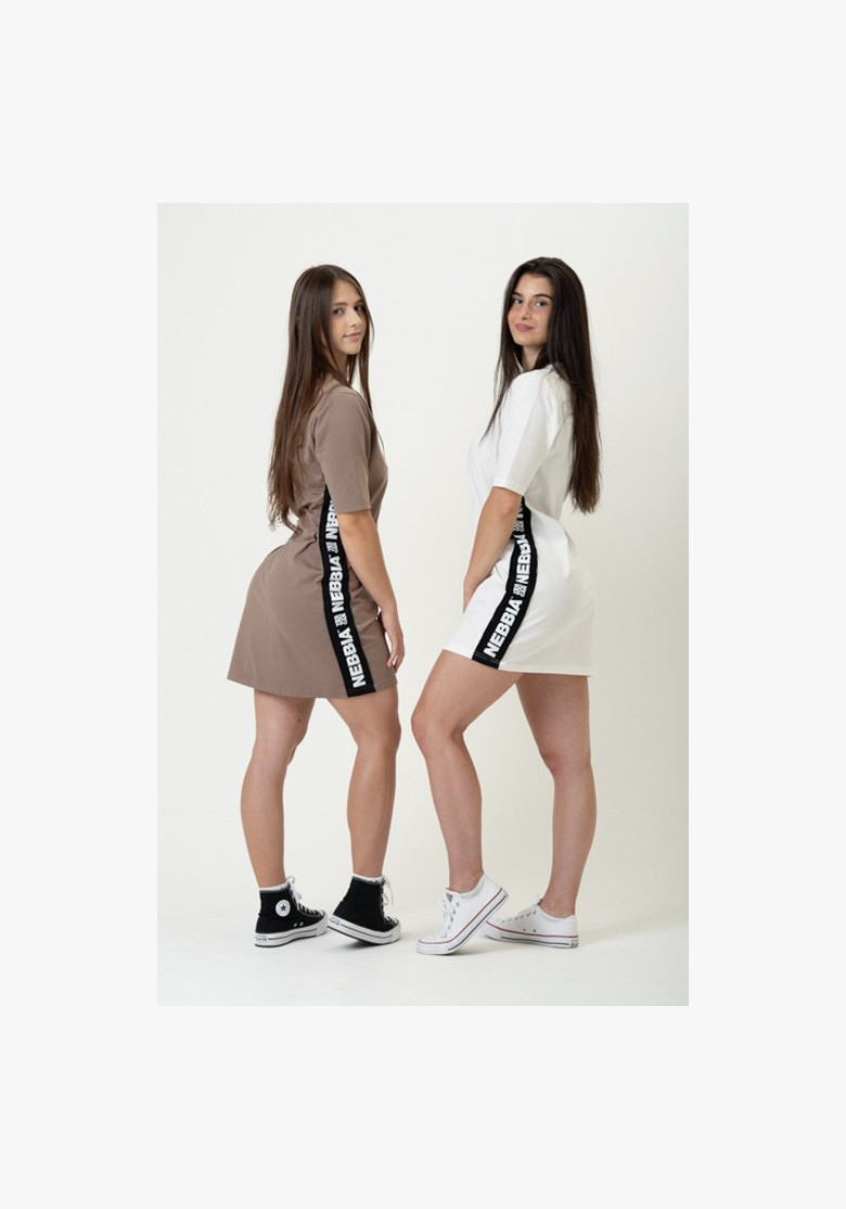 NEBBIA Tričkové oversized šaty NEBBIA...