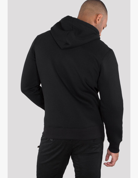 Sweatshirt Alpha Industries Basic Zip Hoody black