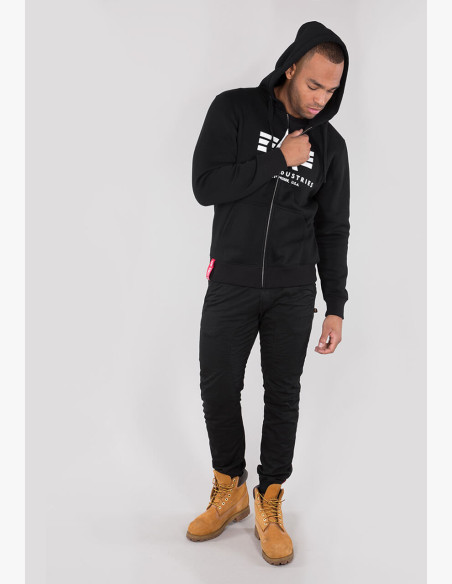 Sweatshirt Alpha Industries Basic Zip Hoody black