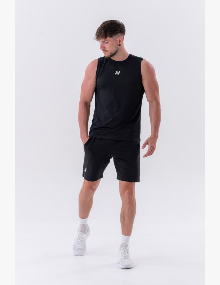 NEBBIA Šortky Relaxed-fit s bočnými vreckami čierne