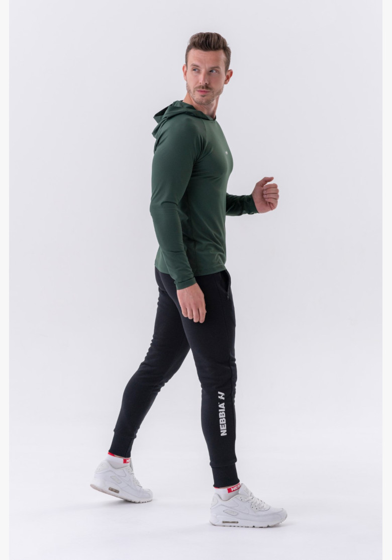 NEBBIA Slim tepláky s vreckami na...