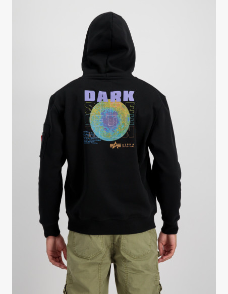 Sweatshirt Alpha Industries Dark Side Hoody black