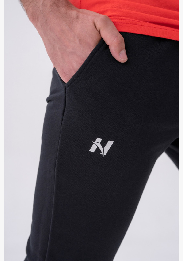 NEBBIA Slim tepláky s bočnými...