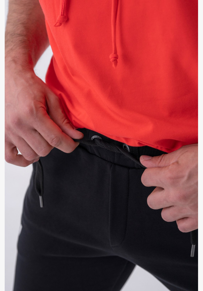 NEBBIA Slim tepláky s bočnými...