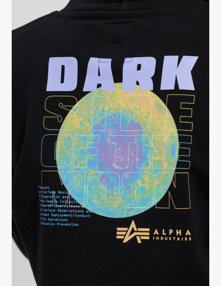 Sweatshirt Alpha Industries Dark Side Hoody black
