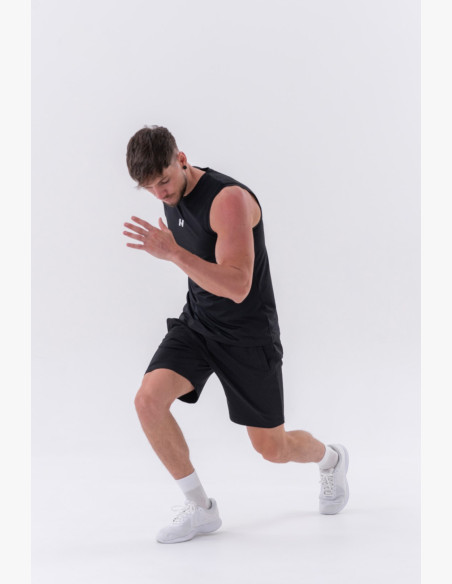 NEBBIA Funkčné športové tielko "Power" čierne