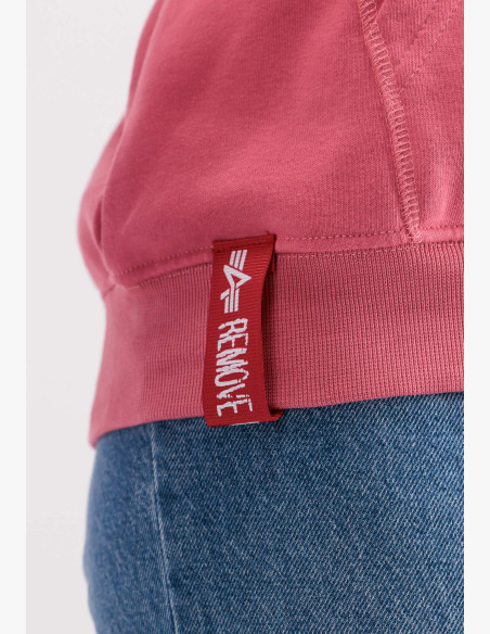 Hoodie Alpha Industries New Basic Hoody coral red