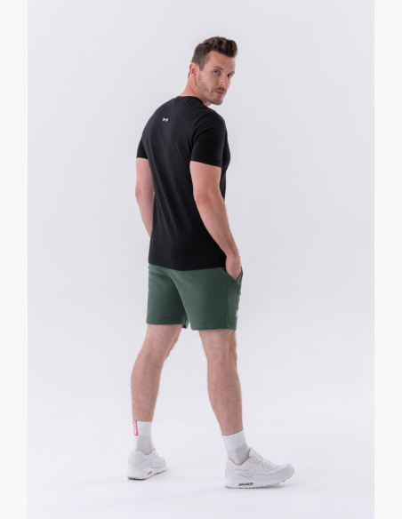 NEBBIA Klasické tričko "Reset" čierne