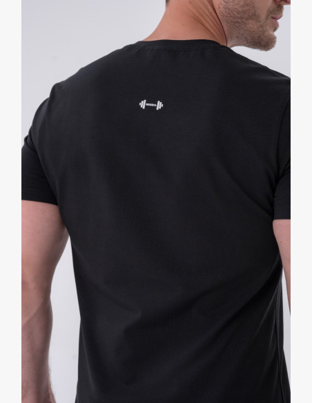 NEBBIA Klasické tričko "Reset" čierne