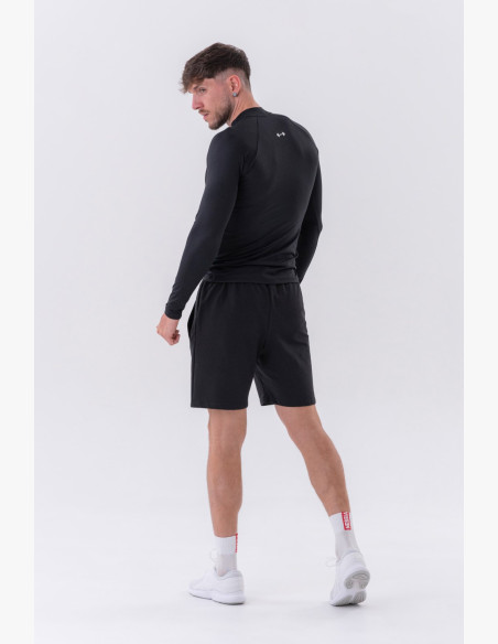 NEBBIA Funkčné tričko s dlhým rukávom "Active" čierne