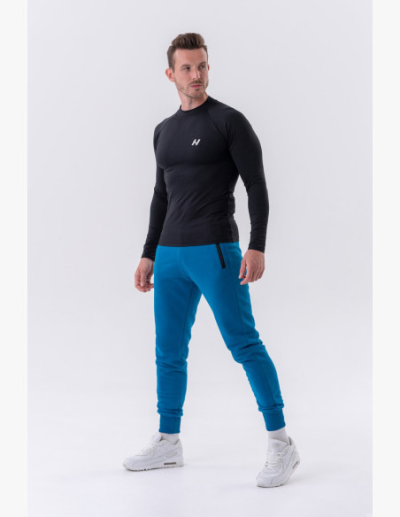 NEBBIA Funkčné tričko s dlhým rukávom "Active" čierne