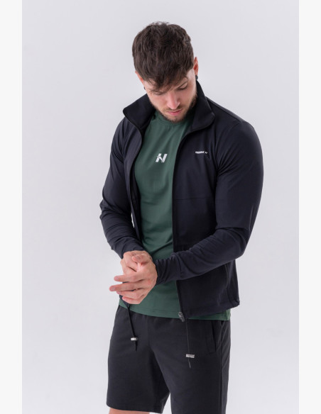 NEBBIA Športová bunda na zips s bočnými vreckami “Control”