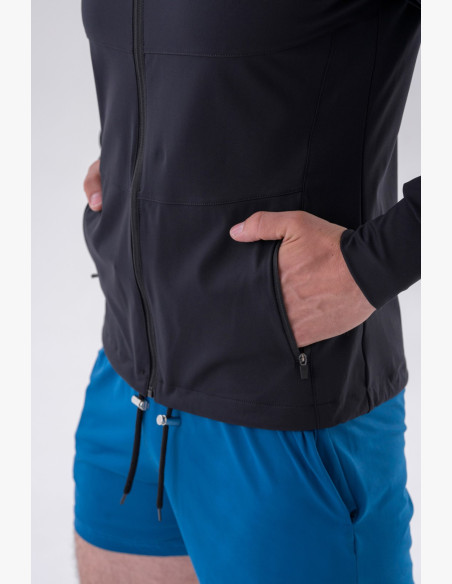 NEBBIA Športová bunda na zips s bočnými vreckami “Control”