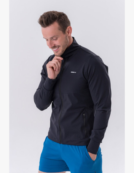 NEBBIA Športová bunda na zips s bočnými vreckami “Control”