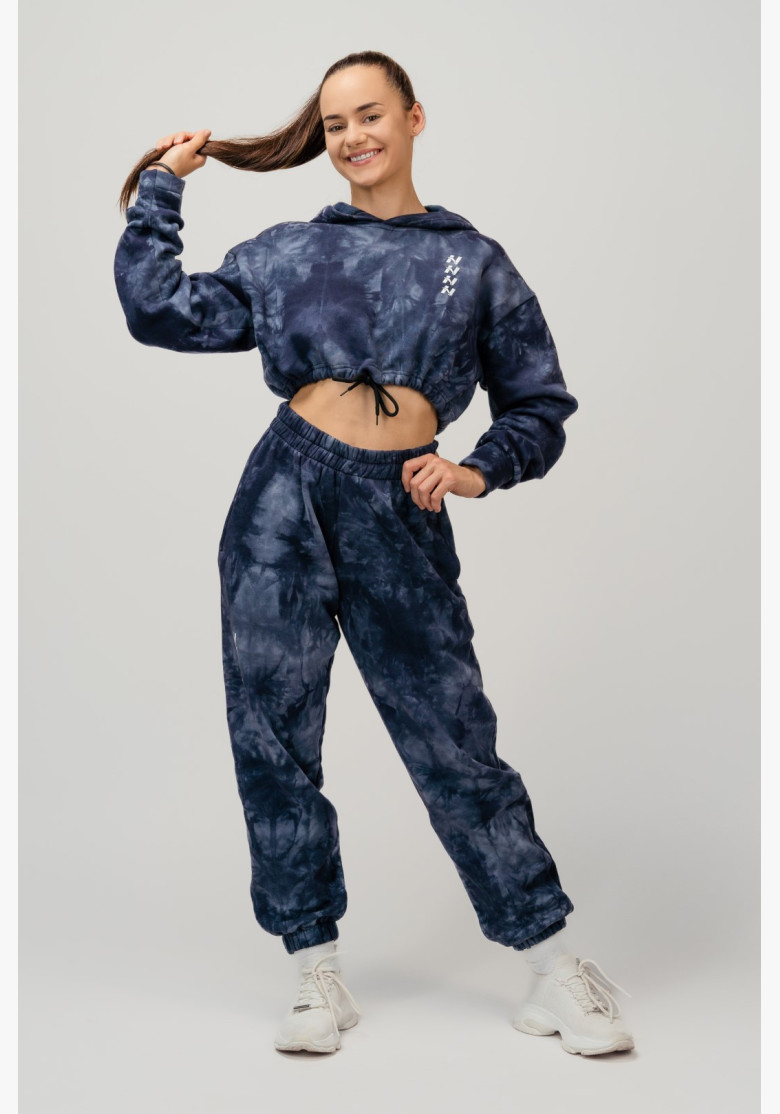 NEBBIA Re-fresh dámska crop mikina s...