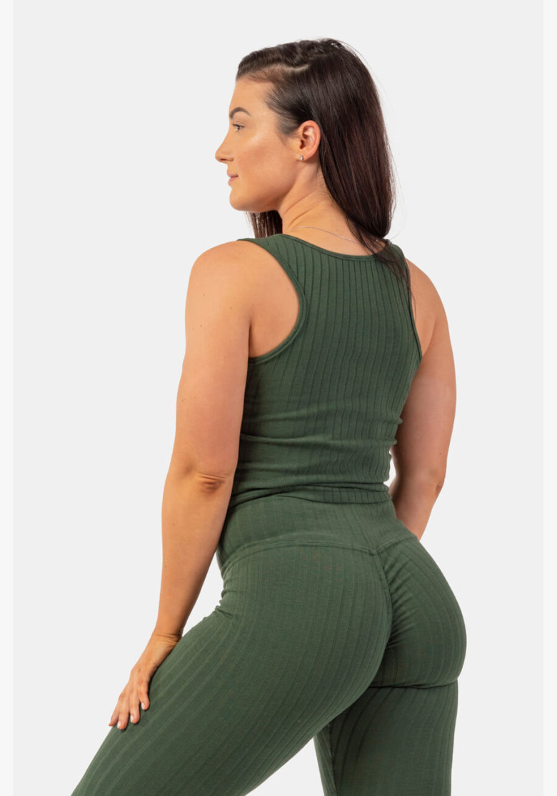 NEBBIA Ribbed organic cotton tank top... NEBBIA Ribbed organic cotton tank top...