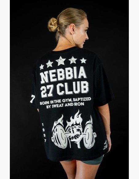 NEBBIA Club 27 Exkluzívny top | 1 z 300 čierny