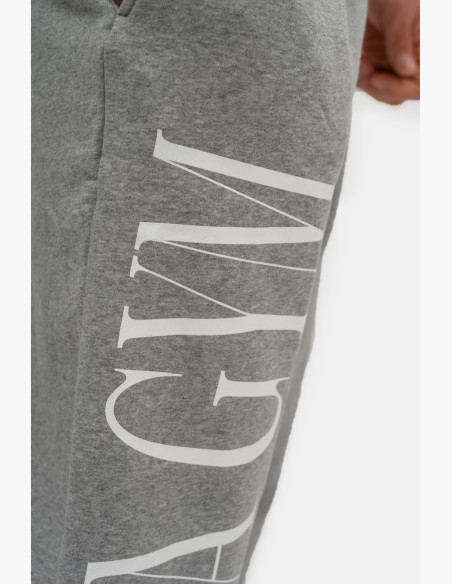 NEBBIA Beast Mode-On ikonické tepláky šedé