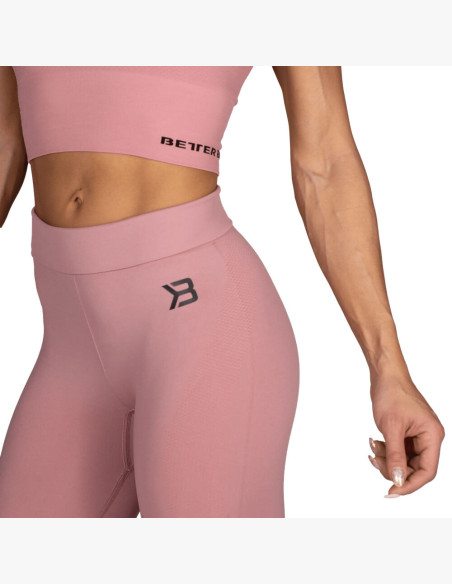 Better Bodies Rockaway Heather Pink Leggings