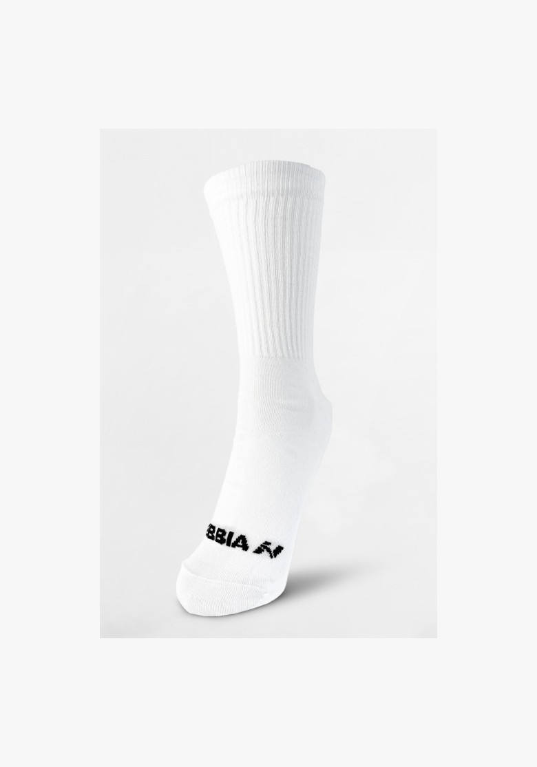 NEBBIA "STEP UP" vysoké sneaker ponožky biele