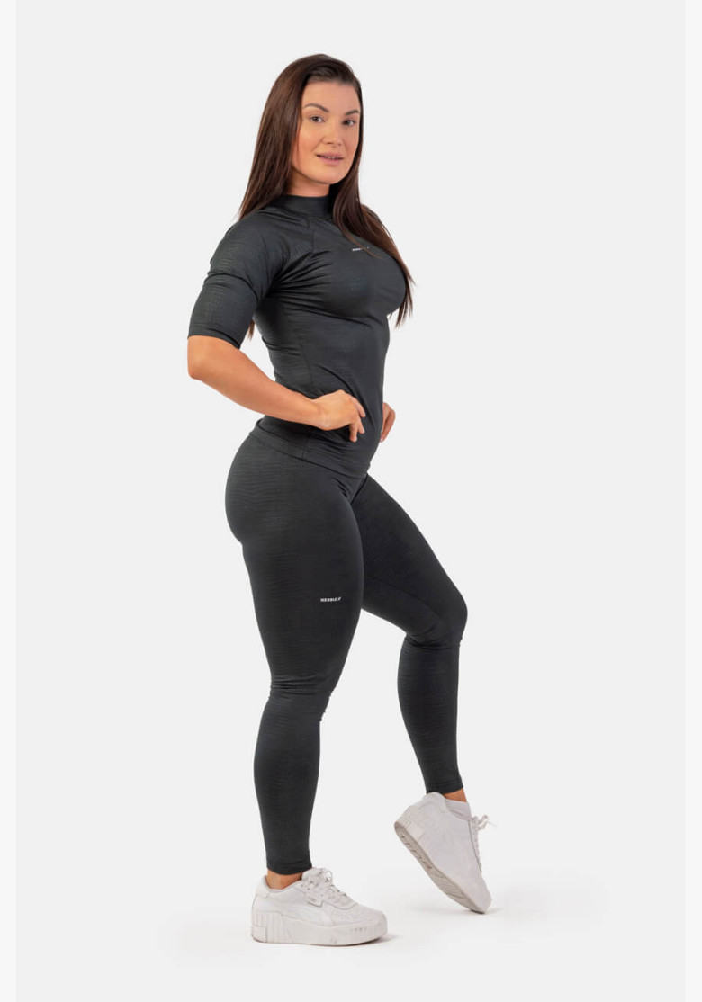 NEBBIA Python T-shirt with snakeskin... NEBBIA Python T-shirt with snakeskin...