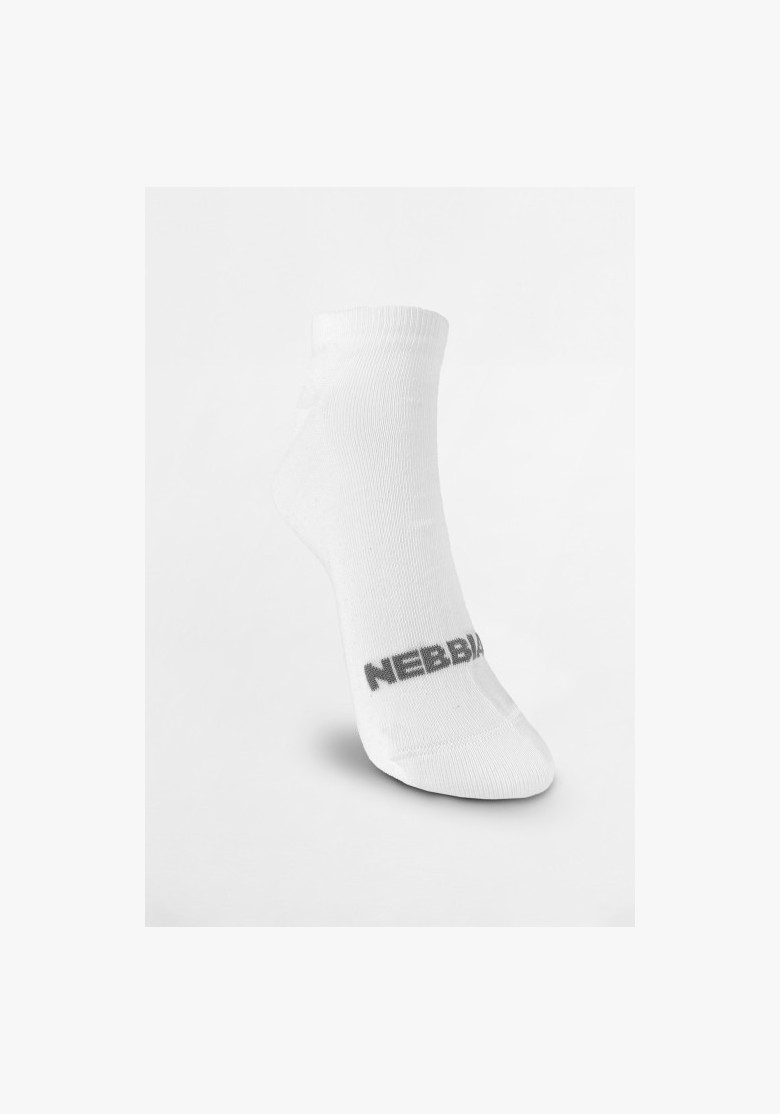 NEBBIA členkové ponožky biele