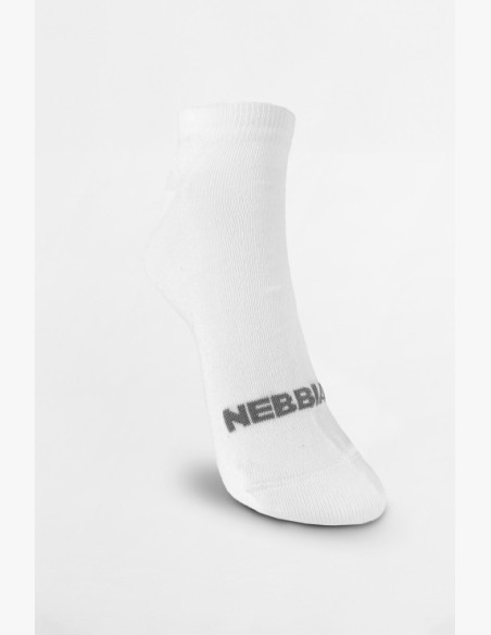 NEBBIA členkové ponožky biele