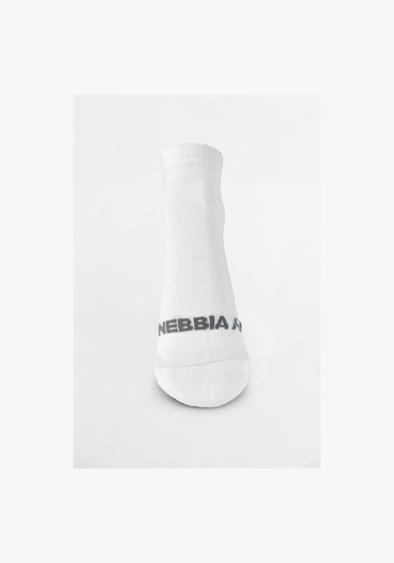 NEBBIA členkové ponožky biele
