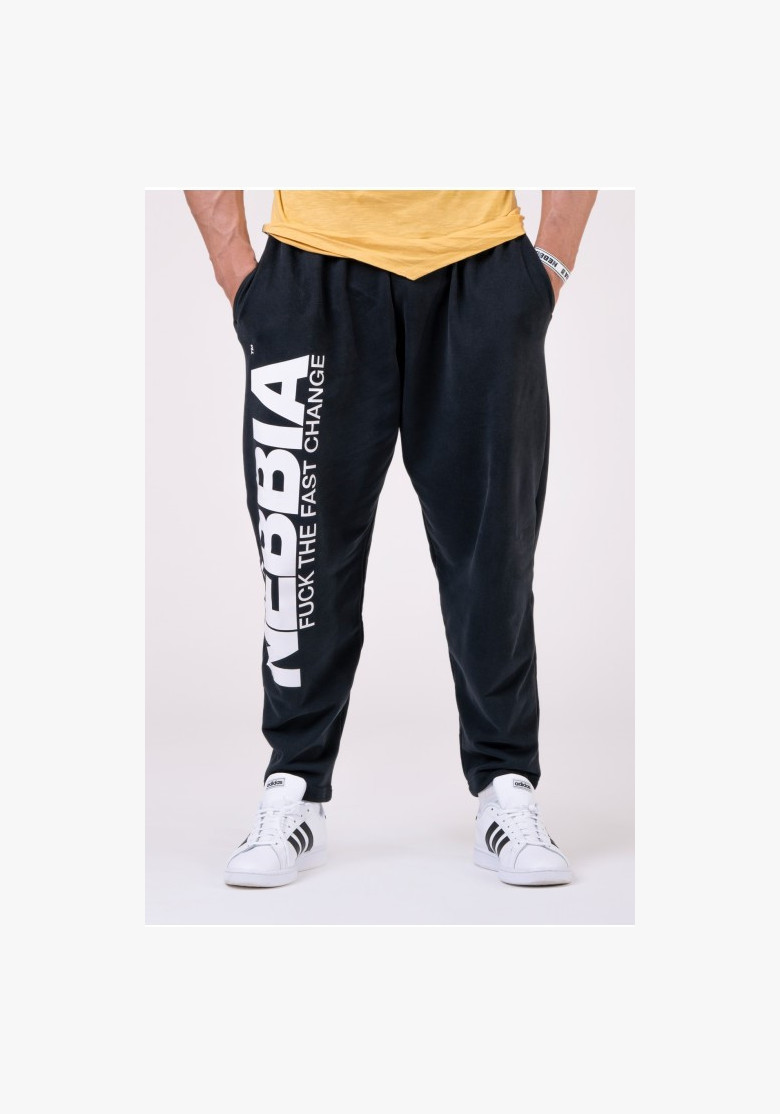 NEBBIA Kultové tepláky BEAST MODE-ON