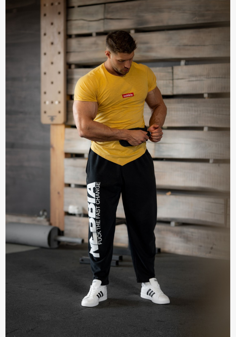 NEBBIA Kultové tepláky BEAST MODE-ON