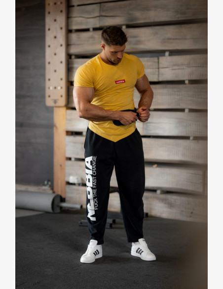 NEBBIA Kultové tepláky BEAST MODE-ON