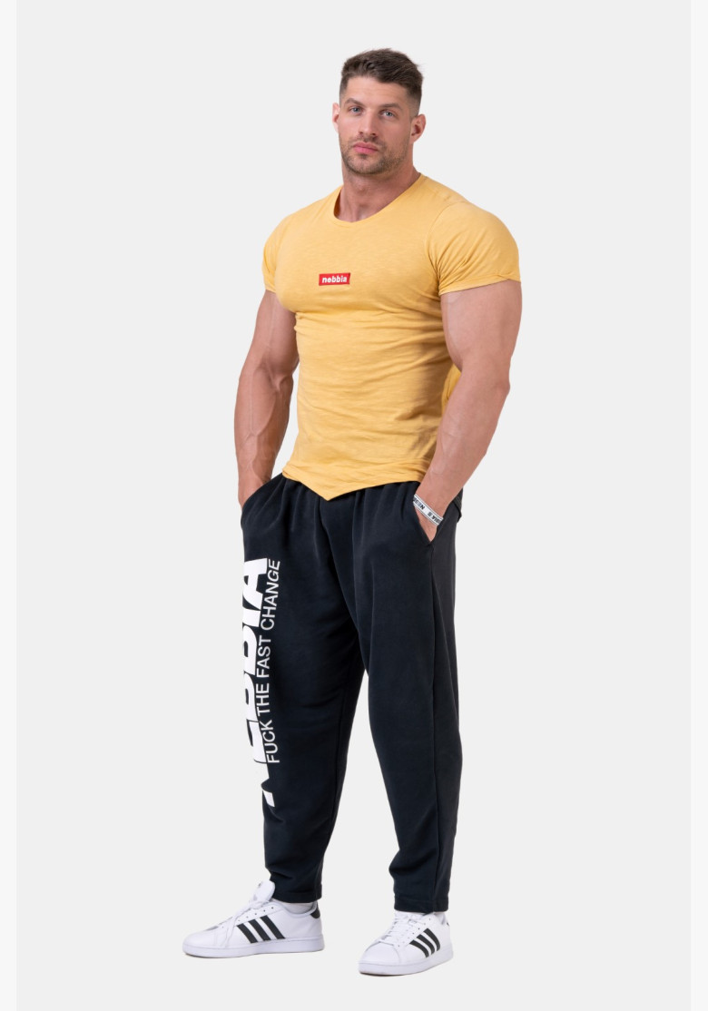 NEBBIA Kultové tepláky BEAST MODE-ON