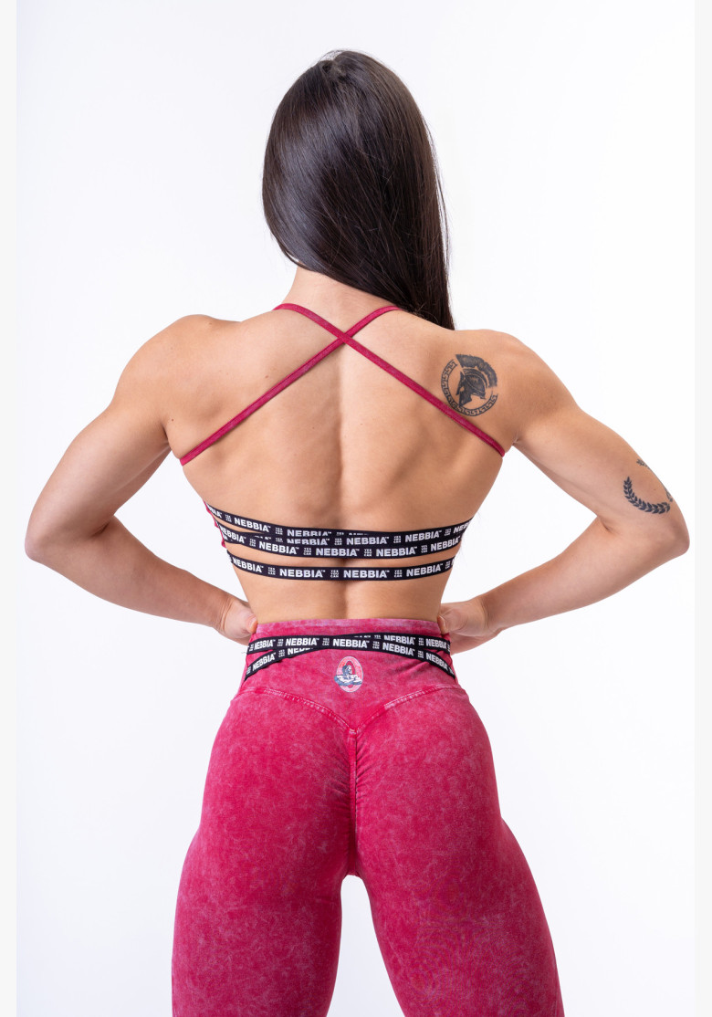 NEBBIA Washed legíny s vysokým pásom...