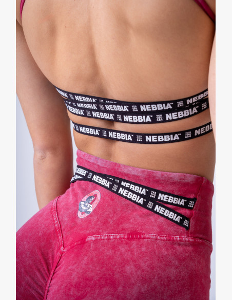 NEBBIA Washed športová podprsenka LEGACY