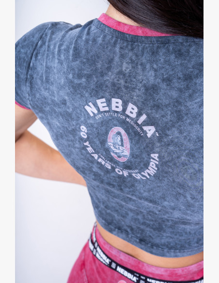 NEBBIA Washed crop top GOLDEN AGE