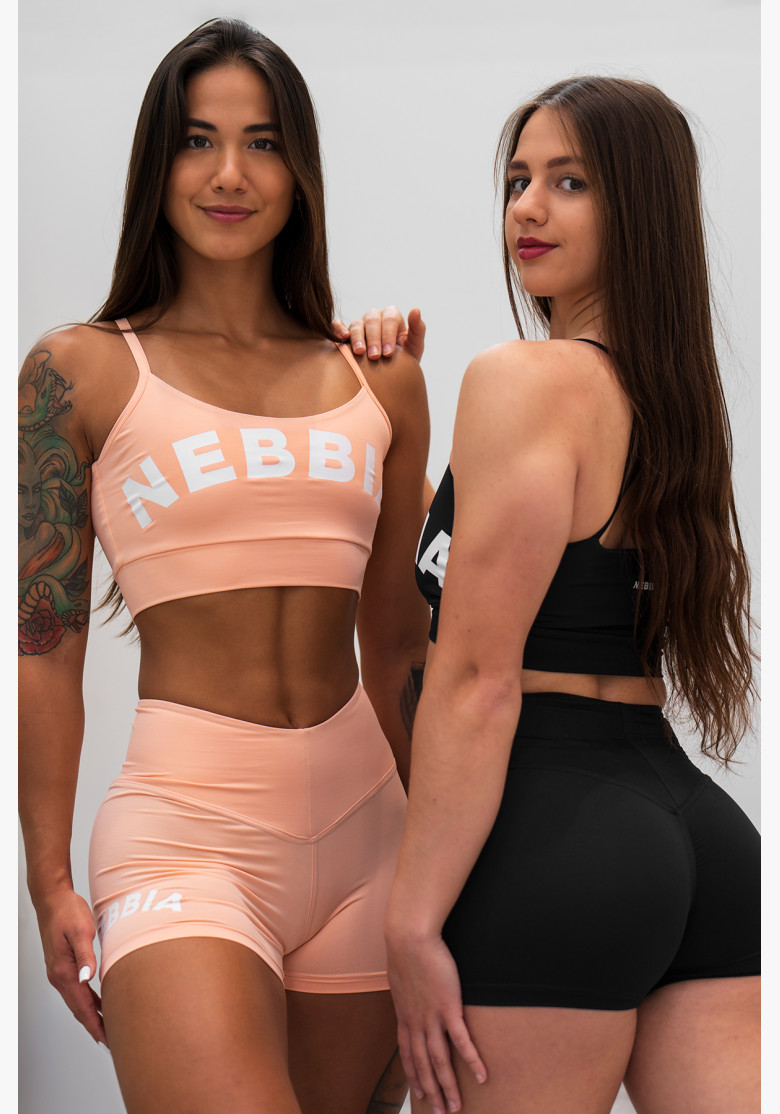 NEBBIA 5″ GYM HERO orange high waist... NEBBIA 5″ GYM HERO orange high waist...