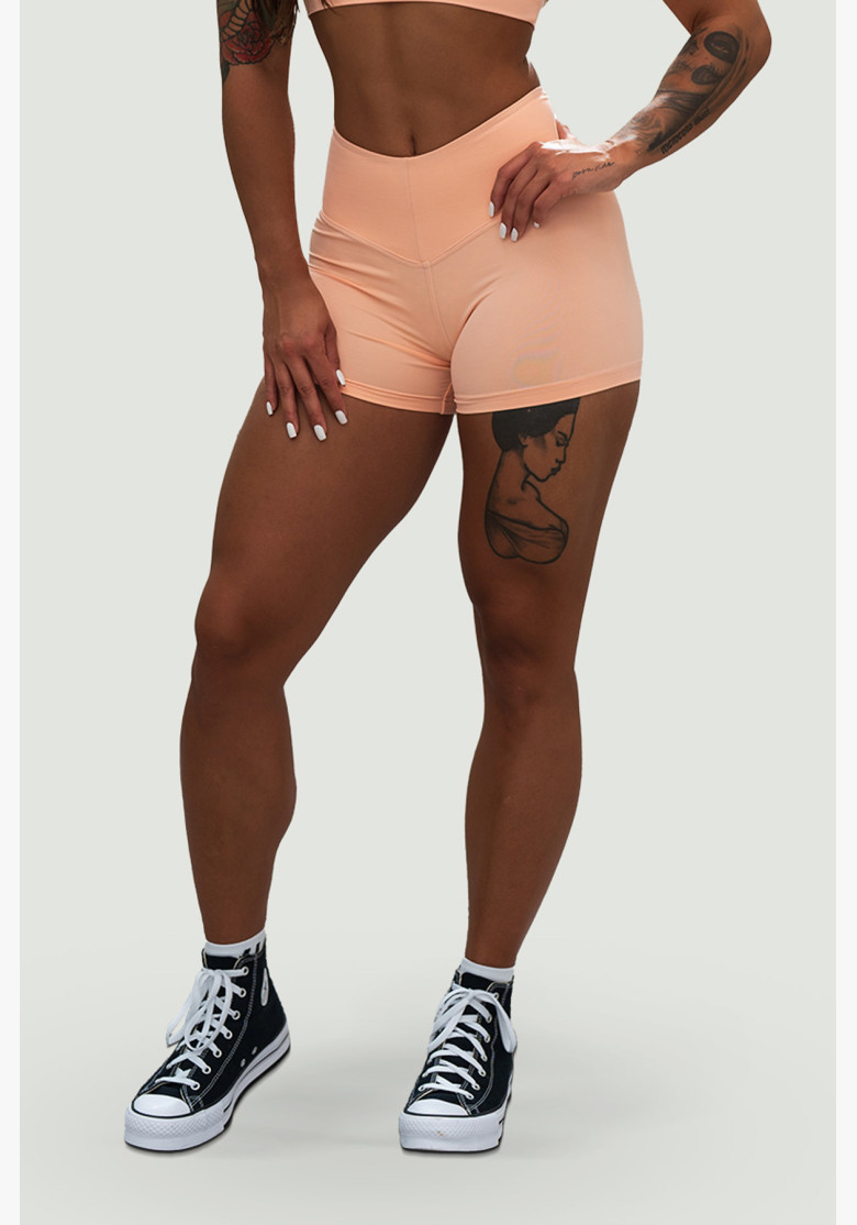 NEBBIA 5″ GYM HERO orange high waist... NEBBIA 5″ GYM HERO orange high waist...