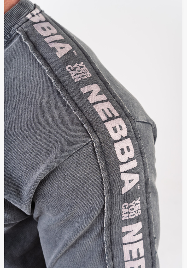 NEBBIA Washed oversized tričko GOLDEN...