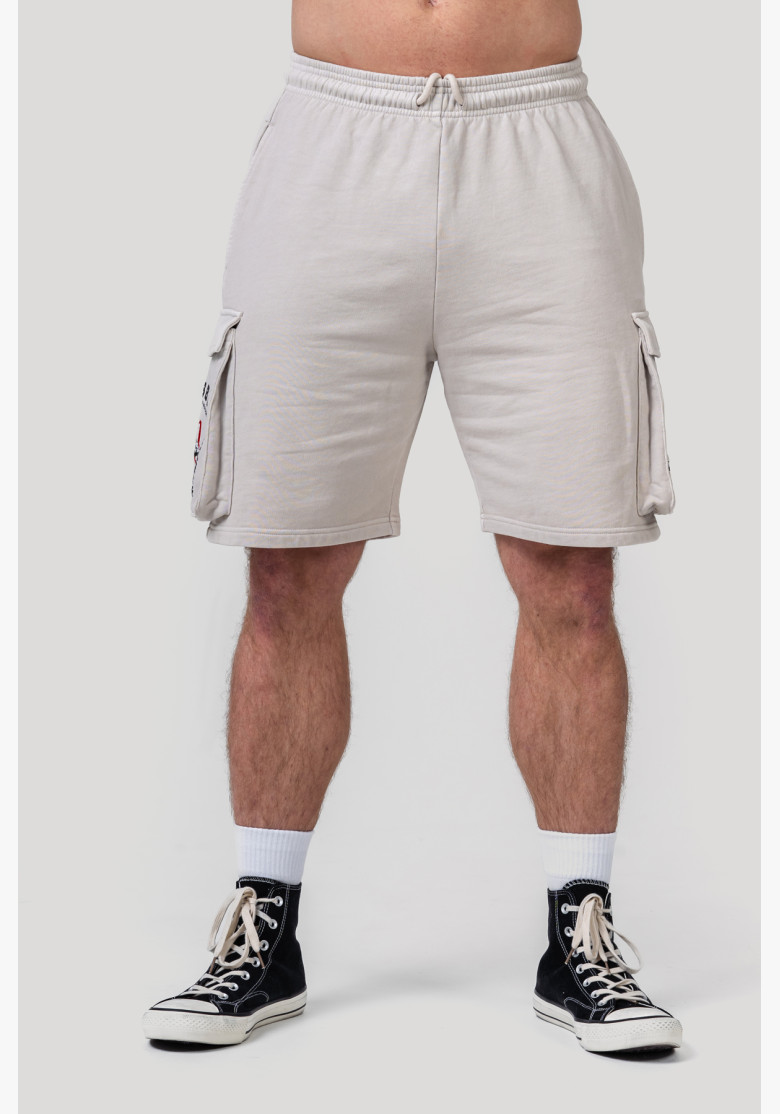 NEBBIA Washed voľné cargo šortky LEGACY