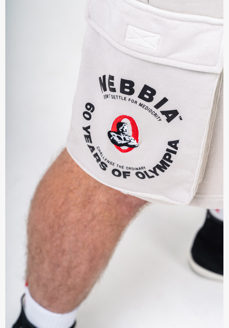 NEBBIA Washed voľné cargo šortky LEGACY