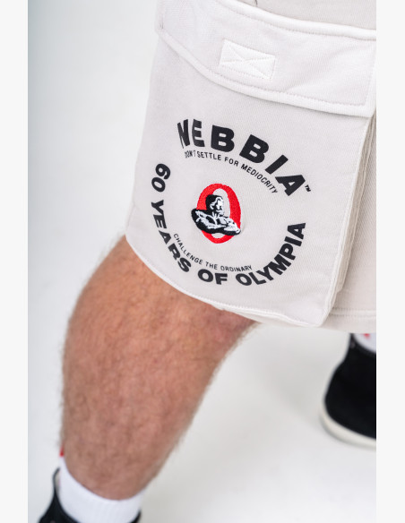 NEBBIA Washed voľné cargo šortky LEGACY