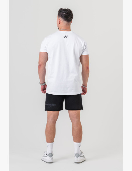 NEBBIA GYM ESSENTIALS Tričko biele