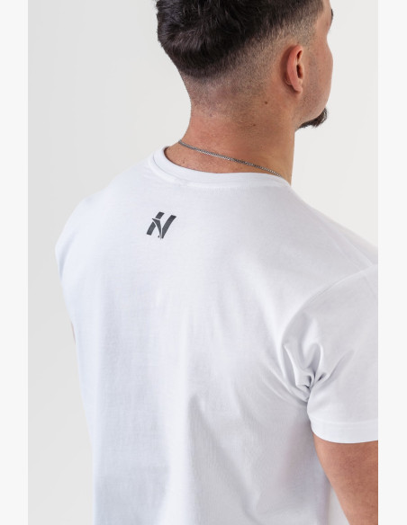 NEBBIA GYM ESSENTIALS Tričko biele